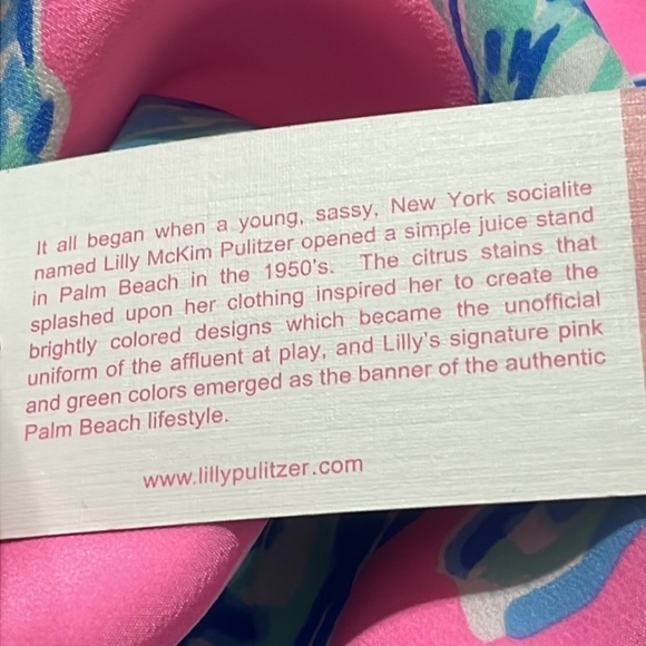 Lilly Pulitzer Pink and Blue Backless Dress - Picture 8 of 10